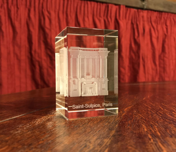 Bloc de verre - gravure 3D laser / Glass block - 3D laser engraving